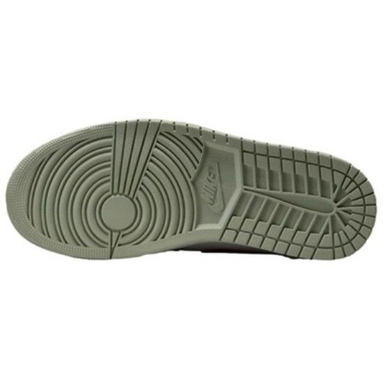 Jordan Air Jordan 1 Низкие винтажные баскетбольные кроссовки Унисекс Зеленые 553558-133