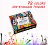 48/72/120/150/180 цветов профессиональный набор водорастворимых карандашей для рисования эскизов по дереву школьные художественные принадлежности