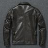 Китайский размер подлинная коровья мужская кожаная куртка мужские куртки тонкие серые коричневые воротник-стойка куртка для мужчин весна осень