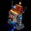 P10102 DIY Светодиодный набор для Lego 75416 Чоппер (С1-10П)™ Дроид-астромеханик Сборный Строительный Блок Игрушка Украшение Регулируемые Световые Аксессуары