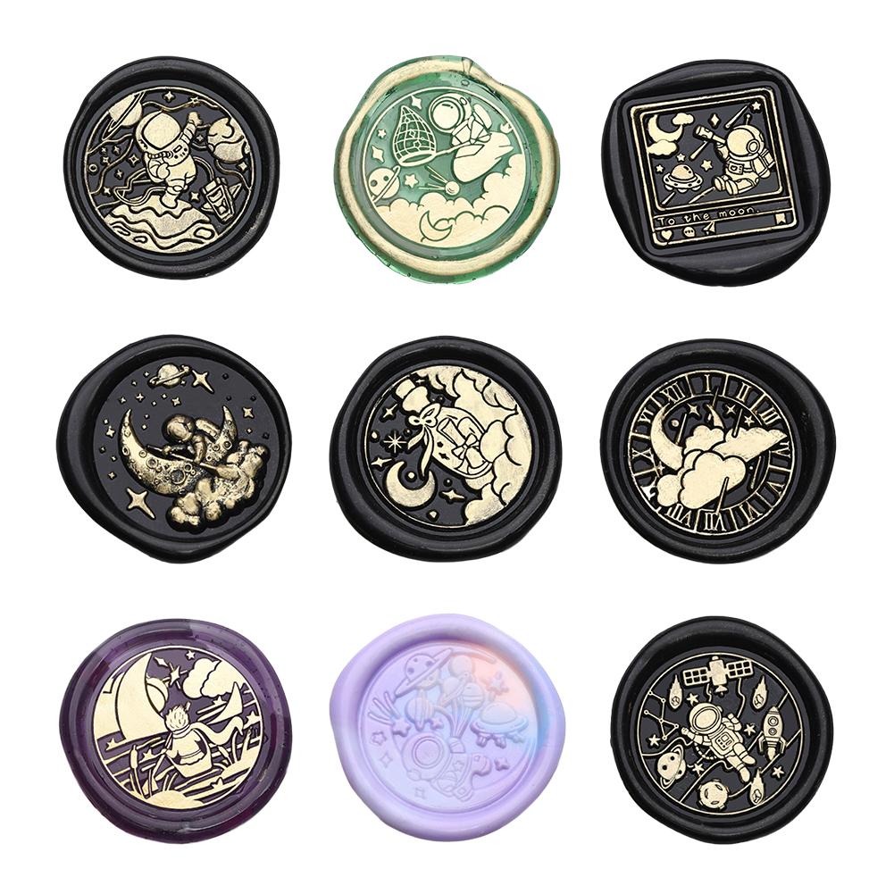 Серия AU Astronaut, медная головка, классическая винтажная эмалированная медная головка для свадьбы C