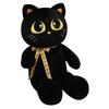 Cartoon Black Cat Doll Plush Toy Big Cat Doll Girl Companion Comfort Rag Doll Birthday Gift