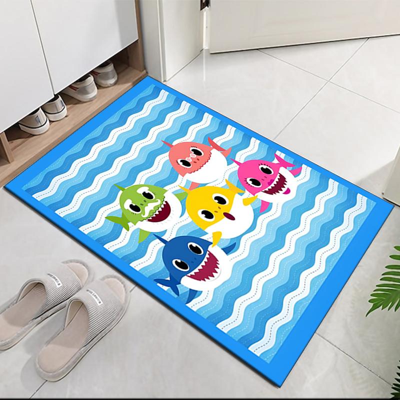 Shark Printed Carpetrugfor Office Chair Living Room Bedroom Kitchen Room Decor Gifts