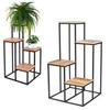 Flower Stand for Flowers and Plants Metal Shelf 4 Shelves Loft 67