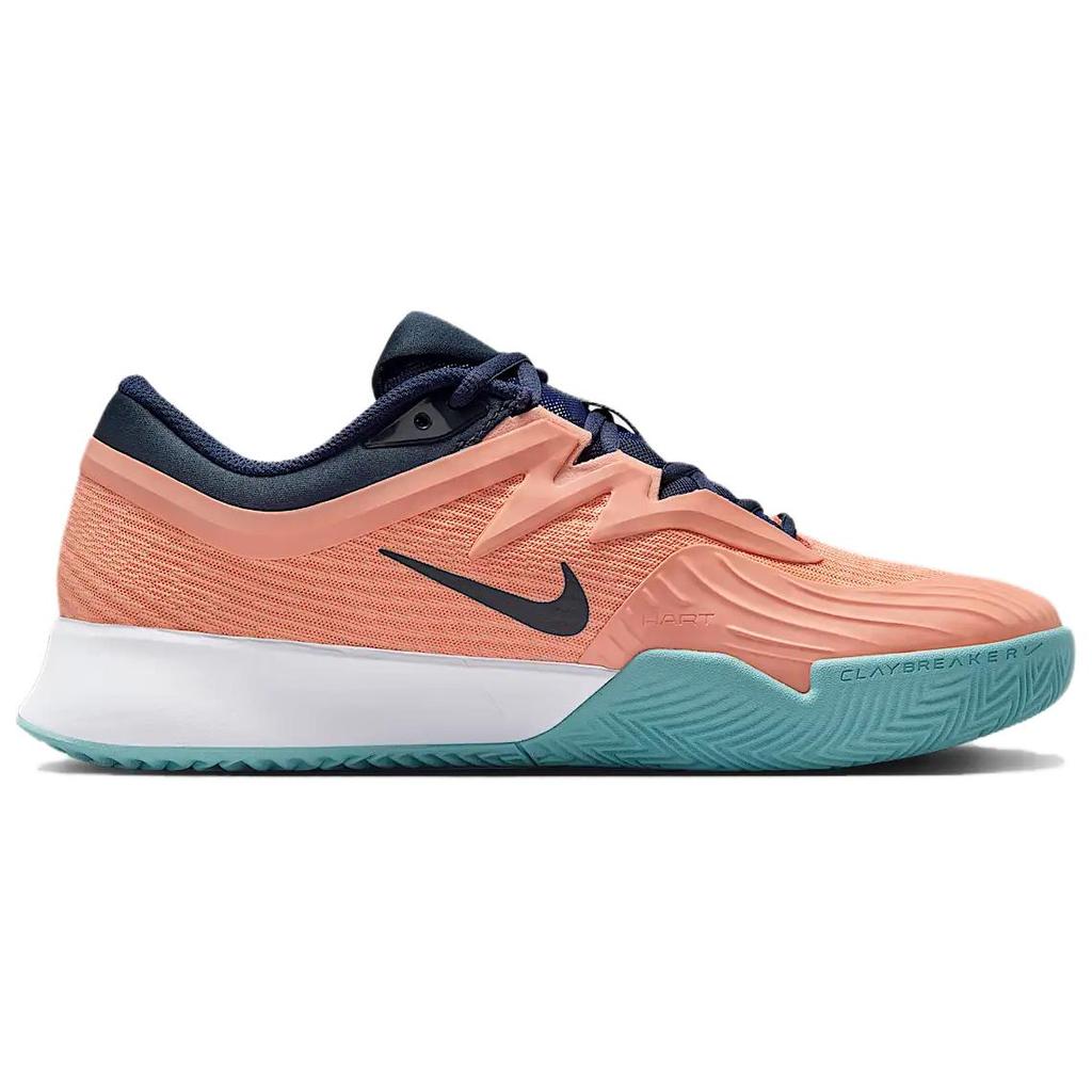 Nike Court Air Zoom Vapor Pro 3 Clay Apricot Agate Obsidian Men Sneakers Orange White Denim-Turquoise HQ6034-800