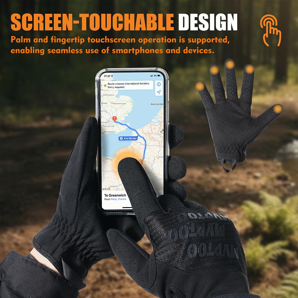 Men Touch Screen Full Finger Gloves Lightweight Outdoor Sport Hiking Camping Hunting Combat Paintball Cycling Equipment