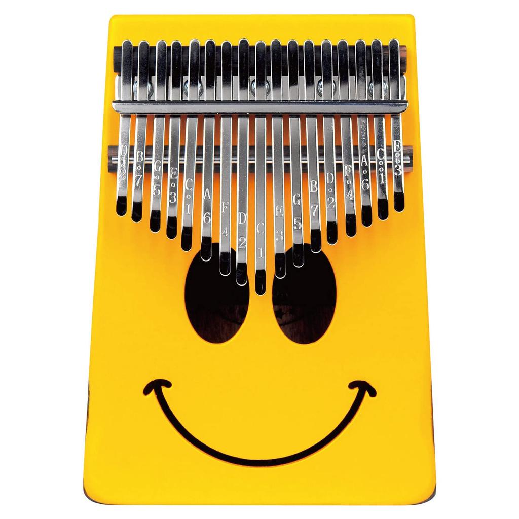 MAHALO Kalimba Thumb Piano 17 Keys Smile Design MKA17SM Pre-tuned