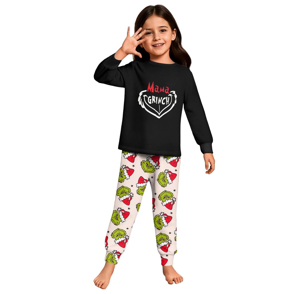 Children's  Boys And Girls Thin Two-piece  Long-sleeved Pants Two-piece