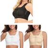 Женский спортивный бюстгальтер с застежкой спереди, широкие бретели, противоударный спортивный бюстгальтер для йоги, жилет с подкладкой, нижнее белье