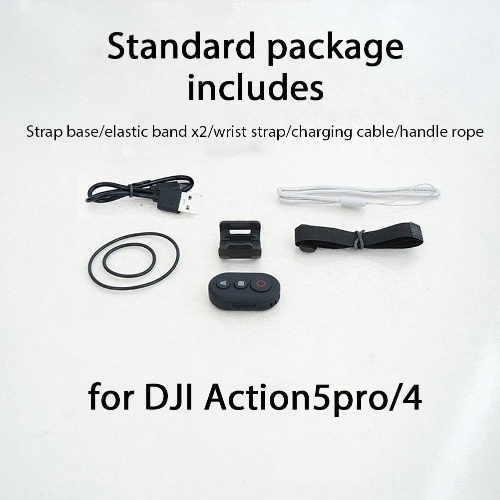 Для DJI Action 5 Pro/ 4 Bluetooth Пульт дистанционного управления Для аксессуаров для спортивной камеры DJI 30 м 30 часов Беспроводной пульт дистанционного управления