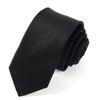 Men Tie Pure Color Classic Polyester Silk Formal Business Fashion Necktie for Daily Office Banquet