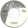 7-дюймовая пластинка LADY LEX / GI JOE, JOOKSIE - Conversation / Fake Friends PTI071 Peckings 2012 UK Регги, Ска и Даб Б/У
