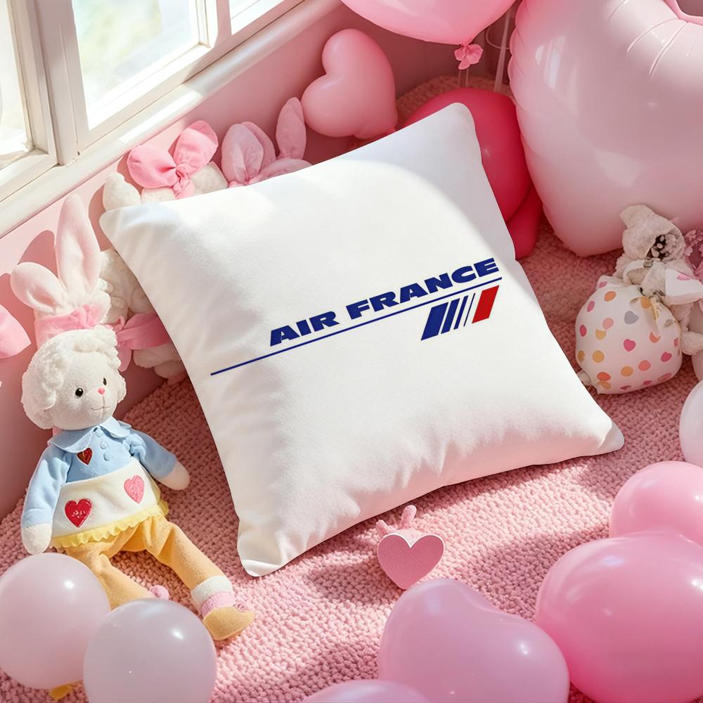 Чехол на подушку Air France с принтом Наволочка для подушки на диван в гостиной и декора спальни