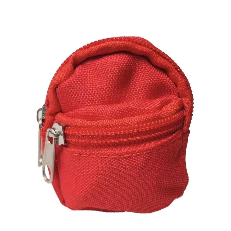 Подходит для 17/20 см кукольного домика labubudoll, украшение, рюкзак, игрушка-маленькая кукла, школьная сумка на двойной молнии, холщовый кошелек для монет