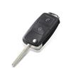 KEYYOU 10PCS 2/3BNT Car Remote Key Flip Folding Key Shell Case For Volkswagen Vw Jetta Golf Passat Beetle Skoda Seat Polo B5