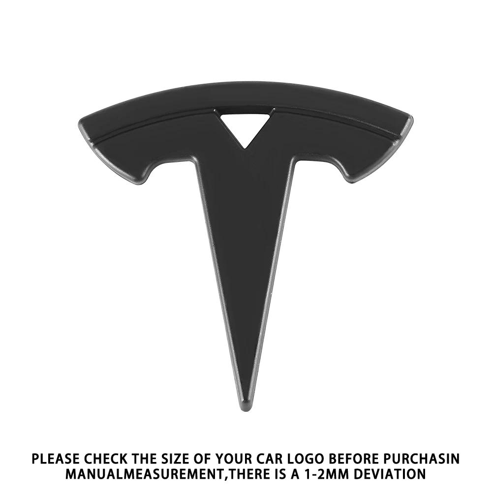 Car Sticker 2025 New Tesla ABS Car Steering Wheel Center Badge Sticker Interior Auto Decoration Decal For Tesla Model 3 Model S