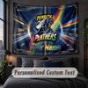Custom Name Text Tapestry,Penrith Panthers Decorative Wall Hanging, Background Tapestry For Home Bedroom