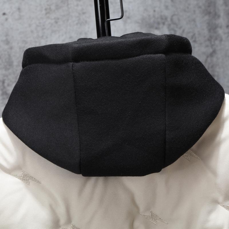 Мужские зимние куртки без рукавов с капюшоном, новая мода, осенний жилет на молнии, холодный жилет в корейском стиле, мужская верхняя одежда с вышивкой