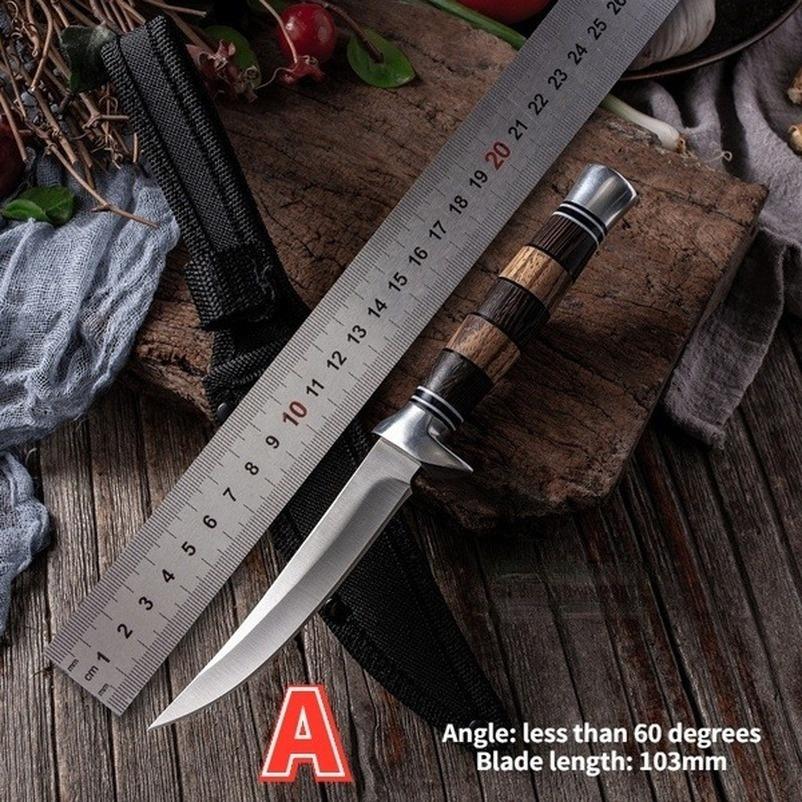 Нож Ktichen, нож для мяса, нож для обвалки из нержавеющей стали, нож для нарезки рыбы, мясной нож, многофункциональный кухонный нож