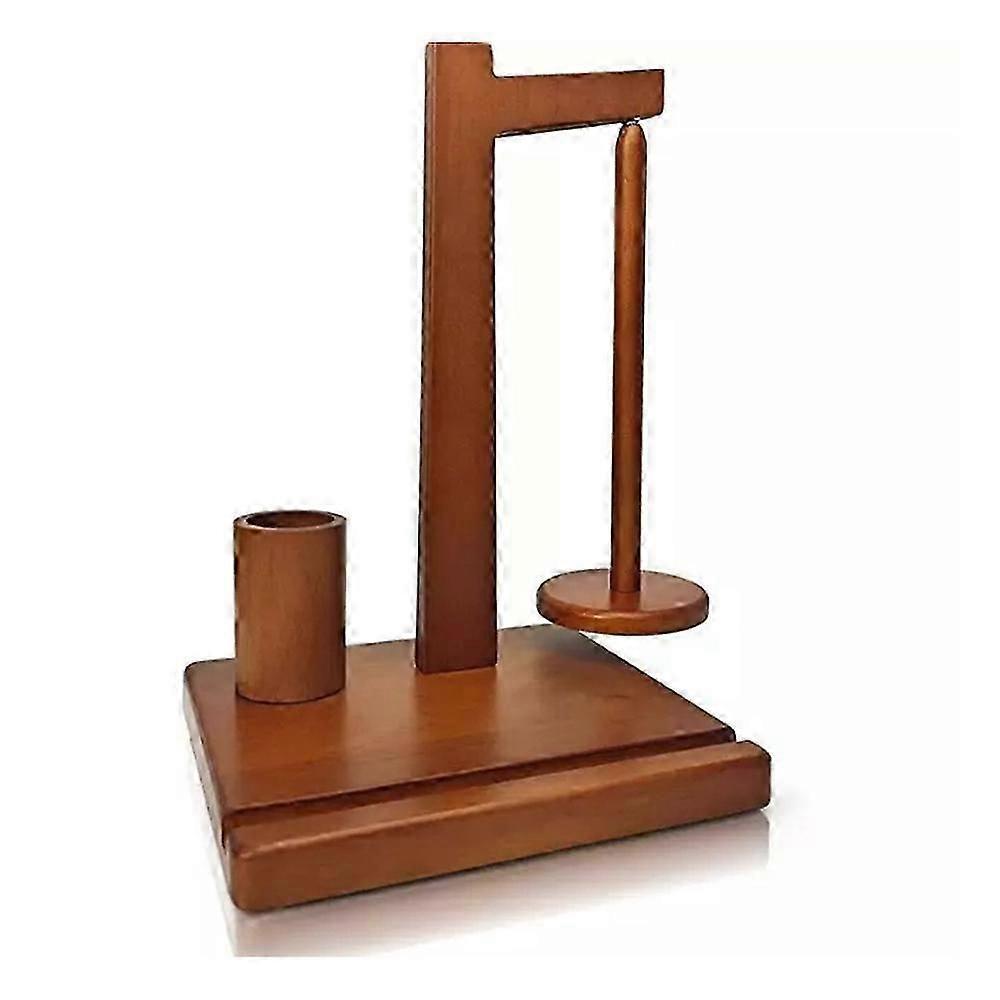 Wooden Yarn Holder Phone Stand, Wooden Yarn Spool Rack