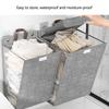 Foldable Laundry Hamper Large Capacity Storage Basket Wall Hanging Multifunctional Organizer For Clothes Toys Bedding