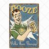 Beer Vintage Metal Tin Signs Bar Poster Pub Club Cafe Wall Decoration Retro Plaque Home Decor 20*30cm