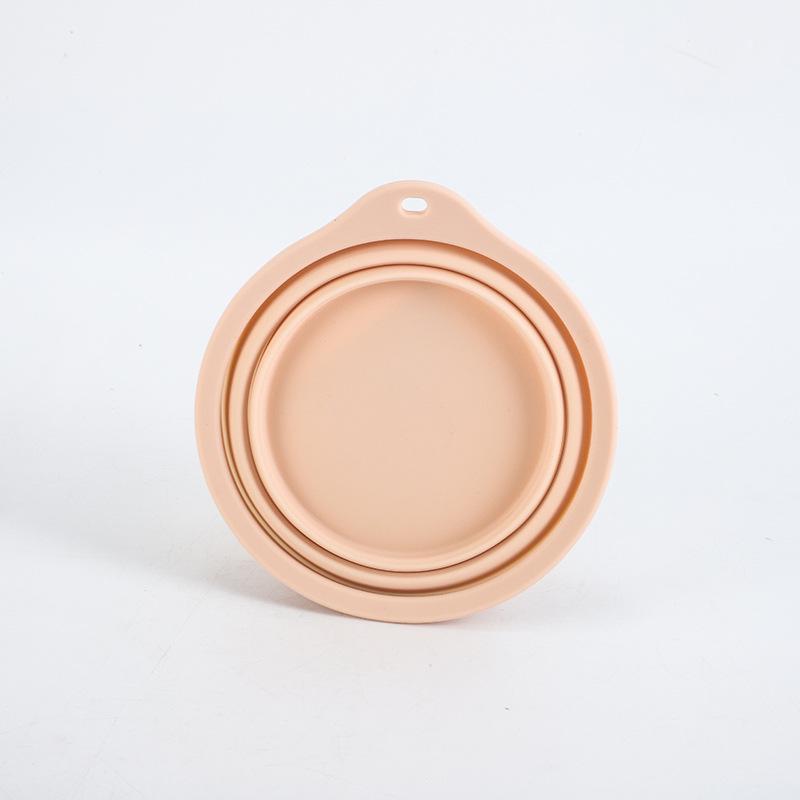 Collapsible Silicone Dog Bowl - Portable Outdoor Pet Food & Water Bowl
