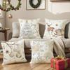 Snowflake Tree Gift Deer Christmas Cushion Cover 45 X 45 Cm Cushion Cover Decoration Sofa Decoration