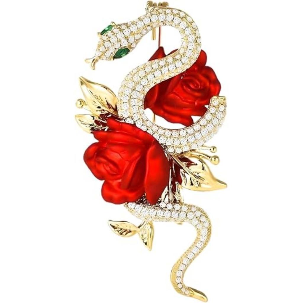 Brooch Pin Animal Brooches for Women Rhinestone Crystal Brooch Pin Animal Accessories Birthday Gift