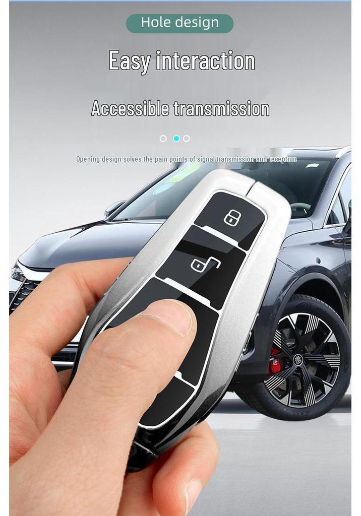 2025 BYD Tang DMI & Tang EV Gen 2 Чехол-брелок Полностью закрывающий корпус для моделей с интеллектуальным вождением