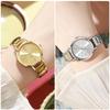 Женские часы с маленьким циферблатом, повседневные, универсальные, кварцевые, повседневные, модные, женские часы, наручные часы с круглым циферблатом