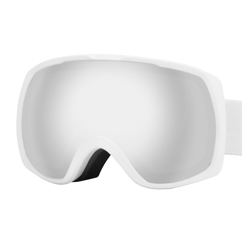 Ski goggles with double-layer anti-fog protection for outdoor sports and mountaineering, unisex, UV protection, compatible with prescription lenses