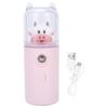 Cute Cartoon Animal Facial Mist Sprayer Portable Home Office Skin Moisturizing SprayPink