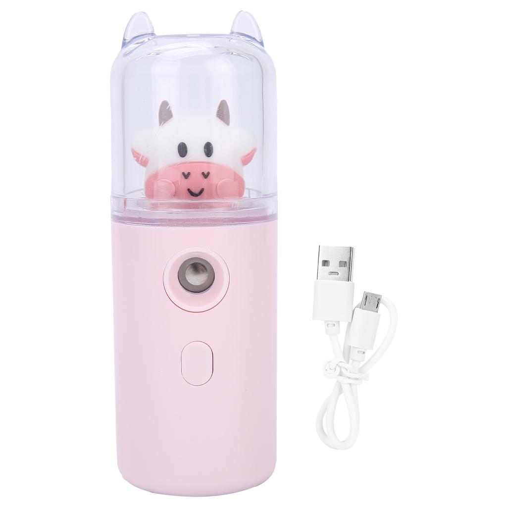 Милый мультфильм животных распылитель для лица спрей для увлажнения кожи портативный домашний офис спрей розовый