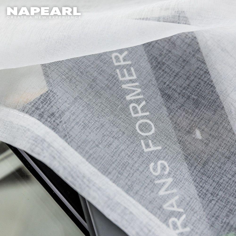 1 шт. NAPEARL Простой Элегантный Тюлевый Прозрачный Шторный Однотонный Экран для Окна для Гостиной Спальни Домашнего Декора