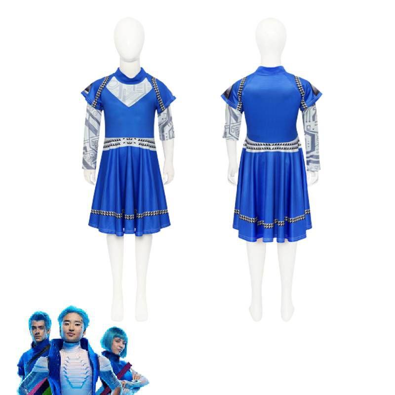 Zombie 3 Halloween Cheerleader Costume For Girls Premium Quality And Vivid Colors