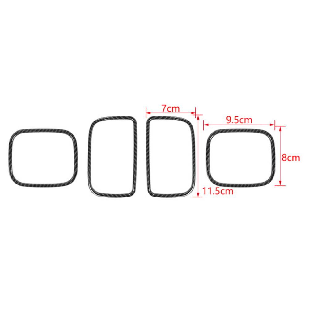 Панель приборов автомобиля A/C Vent Center Console Air Condition Outlet Panel Cover Отделка для Dodge Charger 2011-2022 Interior