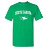Логотип Fighting Hawk Arch Северной Дакоты - Футболка с лицензией NCAA Sports - Зеленый