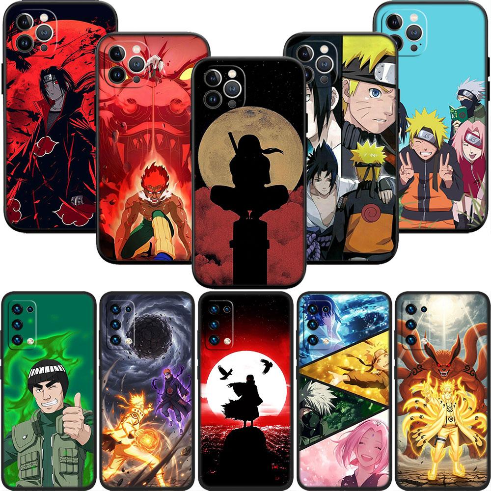 LO77 Naruto Uzumaki Soft Shell Phone Case for Samsung Galaxy S20 S21 S22 Ultra FE + Plus A21S A22 A24 A25 A26 A30 A30S A31