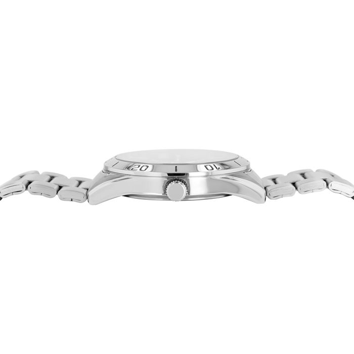 Montre bracelet - Q&Q - Homme Argent Métal - 43 mm - Quartz Miyota 2035 - Étanche 5 ATM
