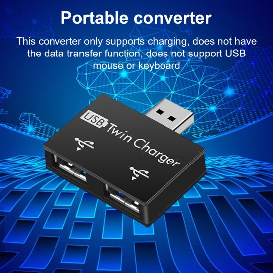 Портативный USB-конвертер Портативный Универсальный Простой Высокоскоростной Компактный Дизайн для Использования Разъем для Зарядки