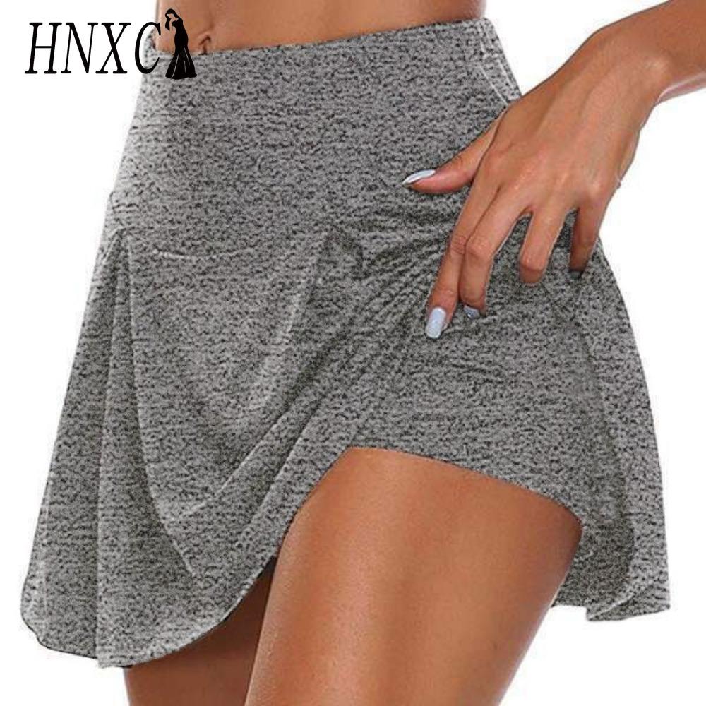 HNXC 13 цветов Женская мода Повседневная Однотонная с принтом Летняя Весенняя Юбка