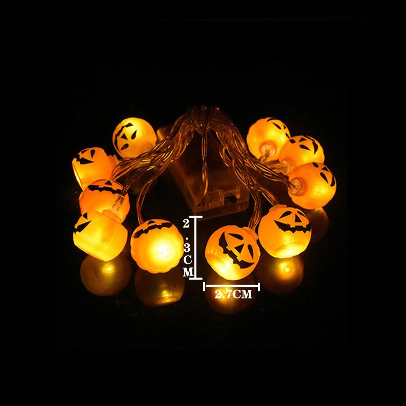 Halloween Eyeball Led String Lights Indoor Atmosphere Christmas Decoration Room Battery Lights Outdoor Waterproof Outdoor