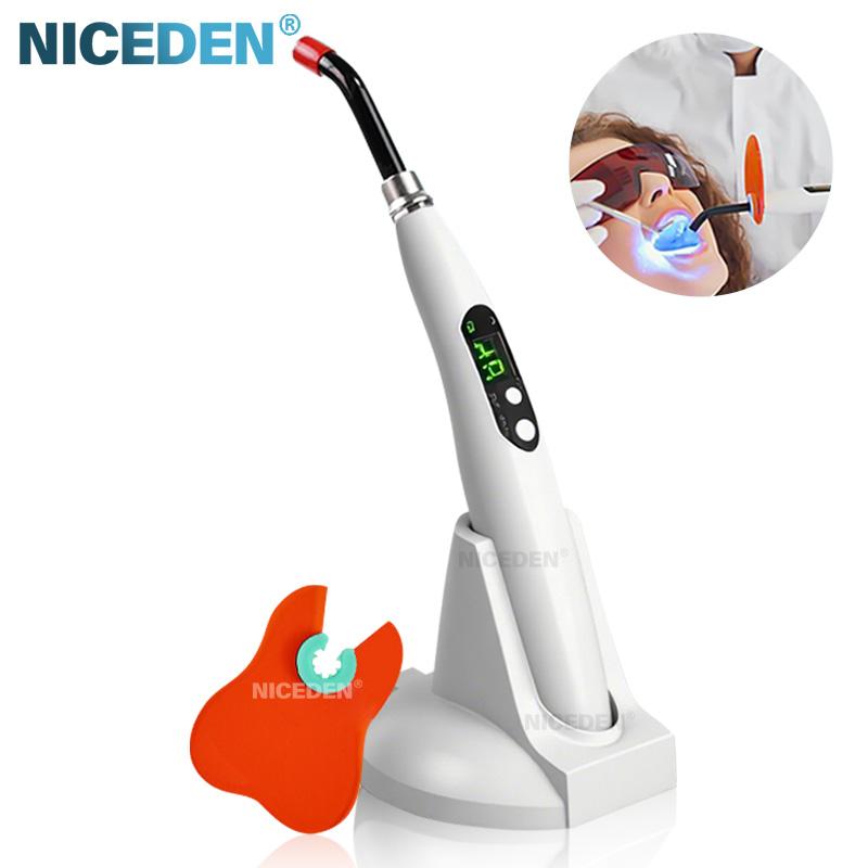 NICEDEN Wireless LED Dental Curing Light  Portable Cordless Polymerization Lamp for Composite Resin