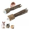 Hamster Toys, Rabbits, Guinea Pigs, Hamsters, Natural Wood Teething Sticks, Totoros Standing On Sticks, Gnawing On Branches, Hamster Landscaping