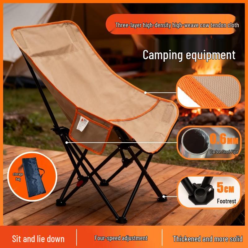 Portable Outdoor Folding Camping Moon Chair