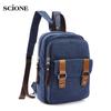 New Chest Korean Style Canvas Shoulder Pack Female/Male Travel Men's Small Backpack