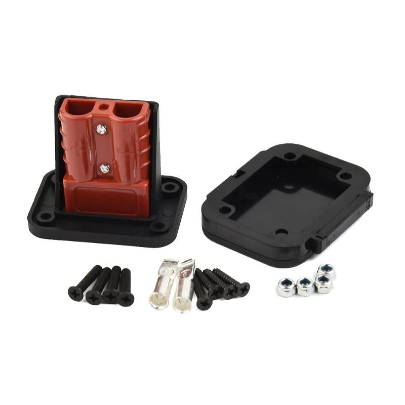 1 шт. 50A кабельные соединители, вилка для разъема Anderson, кронштейн для скрытого монтажа, крышка панели для каравана, кемпера, лодки, грузовика