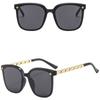 Square Sunglasses For Woman 2024 Vintage Big Frame Black Mirror Sun Glasses Shading Polarizer Sexy Female Travel Eyewear Uv400