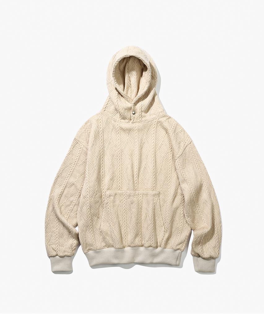 Худи с капюшоном Fisherman Snap_Черный